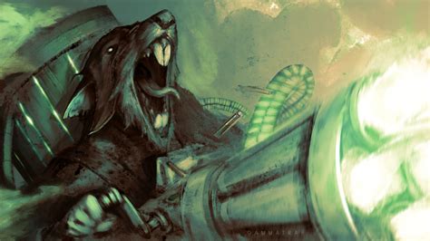 skaven ratling gunner.